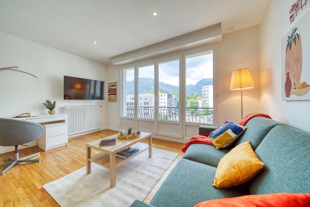 Le Joli Stade, Appartement Avec Magnifique Vue, Grenoble, Rhone Alpes Exterior foto